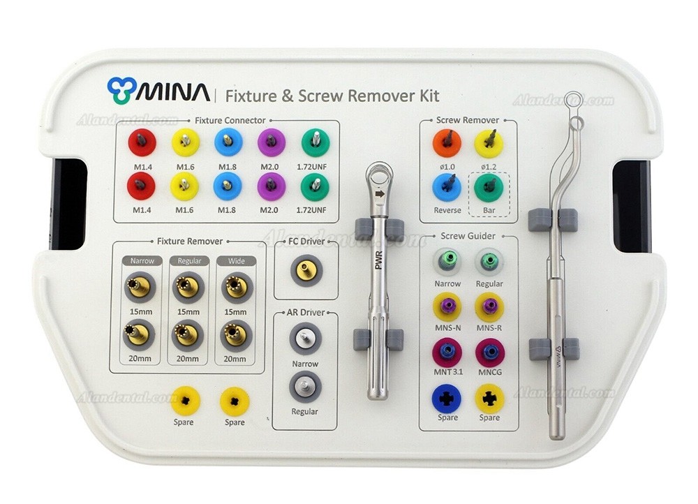 MINA Dental Implant Fixture & Fractured Screw Removal Kit